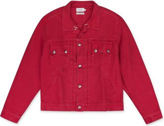 Rhude Red Denim Jacket