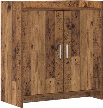 vidaXL Aparador Madera Envejecida 72 X 36 X 80 Cm Madera De Ingenier&iacute;a Vidaxl