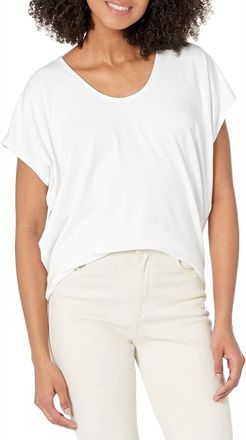 Karen Kane Etta Extended Sleeve Top In White
