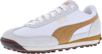 Puma Easy Rider Nylon Mens Shoes, Warm White Caramel, 11