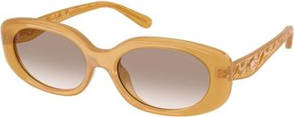 Coach HC8443D CBY84 Asian Fit 591313 Womens Sunglasses Yellow Size 54