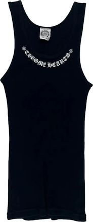 Chrome Hearts Scroll logo tank top - men - Fabric - S - Black