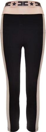 Elisabetta Franchi Leggings - Dames - Leggings - Zwart - S - Polyester - Broeken