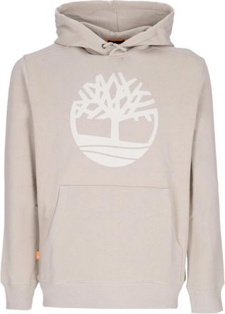 Timberland Core Logo Hoodie Lange Mouw Sweatshirt - Heren - Hoodies - Grijs - M - Katoen - Hoodies & sweatvesten