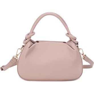 Mali + Lili Mini Tilly Vegan Leather Top Handle Bag in Camel at Nordstrom