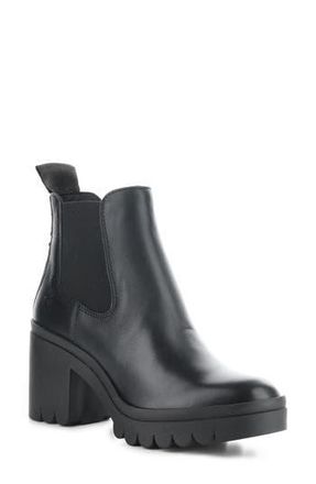 FLY London Tope Chelsea Boot in Black/Black at Nordstrom Rack, Size 10-10.5Us / 41Eu