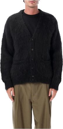 Obey Truien & Vesten, Heren, Zwart, L, Wol, Patron Cardigan