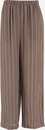Frankie Shop Womens Trousers Brown Viscose-Silk