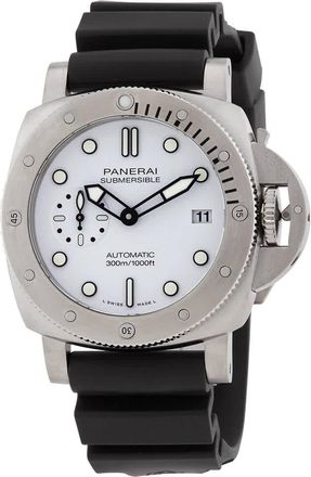 Officine Panerai Submersible Bianco 42 Automatic White Dial Mens Watch PAM01223