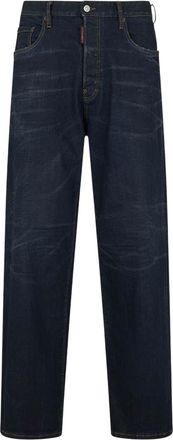 Dsquared2 Navy Blue Mid Rise Jeans
