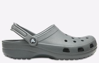 Crocs Classic Croslite Rubber Leisteen Grijze Klompen