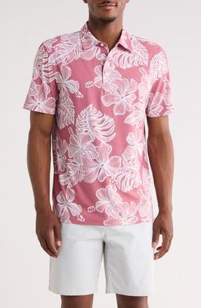 Reyn Spooner Muana Monstera Polo in Faded Ginger at Nordstrom Rack, Size X-Small