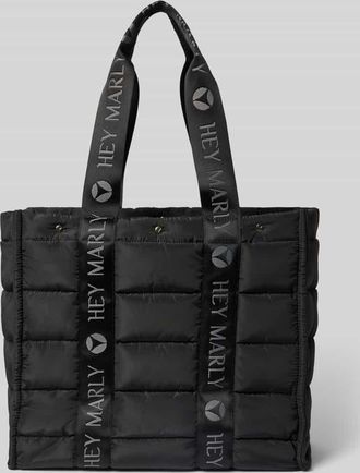 Hey Marly Shopper mit Label-Details Modell Best Buddy in Black, Gr&ouml;&szlig;e 1