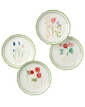 Certified International Mirabella Set Of 4 Canape Plates