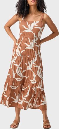 Sanctuary Watching Sunset Tiered Midi Dress In First Bloom
