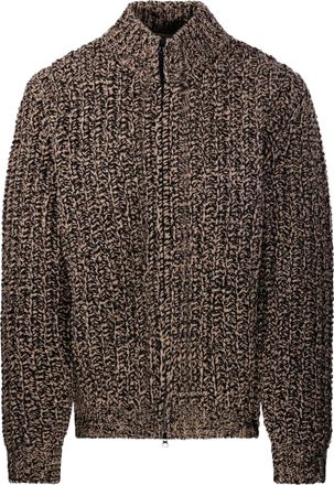 Altea Chunky Ribbed Knit Zip-Up Sweater