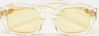 Flatlist Tishkoff Yellow Tishkoff Square Sunglasses