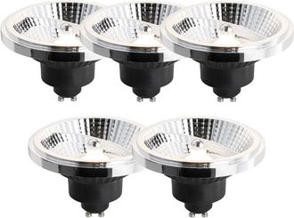 LUEDD Luedd - Set di 5 lampadine led GU10 dimmerabili a 3 livelli 111mm 10.5W 770lm 3000K