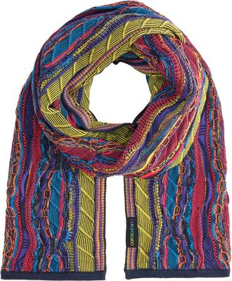 Carlo Colucci Accessoires, unisex, Veelkleurig, ONE Size, Wol, Gebreide Sjaal