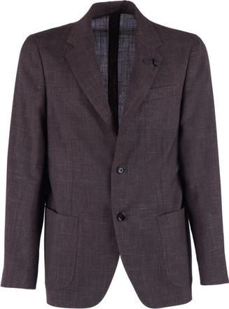 Lardini Blazers, male, Brown, Size: XL Giacca Roma