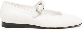 Le Monde Beryl Mary Jane ballerina shoes - women - Leather/Leather/Leather - 37 - White