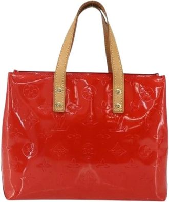 Louis Vuitton Pre-owned Tote Bag - Dames - Vintage Shopper - Rood - ONE Size - Leer - Vintage
