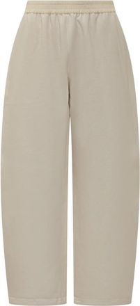 STUDIO NICHOLSON Thalo Pant - Dames - Wijde Broeken - Beige - S - Wol - Broeken