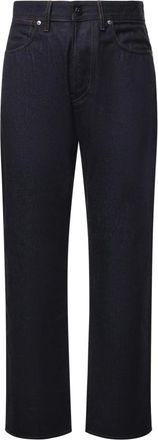 Stone Island Jeans, Heren, Blauw, W33, Denim, J100008 Selvedge Indigo Denim-Raw