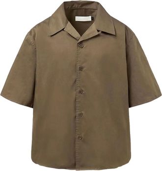 Amomento Camicia a maniche corte - Marrone