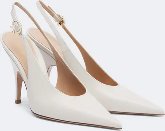 Gianvito Rossi Sofia leather slingback pumps
