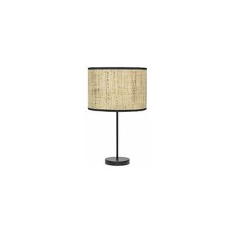 Fabrilamp Sobremesa Alta Natasha 1xe27 Negro/ca&ntilde;izo 63x30x30 Cm