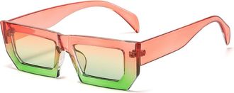 Generic Mens Square Outdoor Sunglasses Vacation Commuter Womens Sports Sun Glasses(Green)