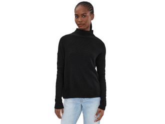 Nic+Zoe Waffle Tuck Sweater Womens Clothing Black Onyx : 2XL, Acrylic/Cotton/Polyester