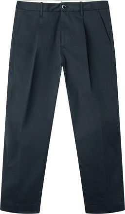 Nine In The Morning Giulio Carrot Pant Cotton - Heren - Chinos - Blauw - XL - Katoen - Broeken
