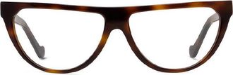 Loewe LW50023I052 Aviator Full Rim Eyeglasses - Brown