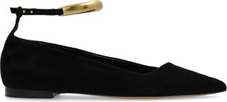 Isabel Marant Leanor ballet flats - women - Calf Leather/Calf Leather/Calf Leather - 35.5 - Black