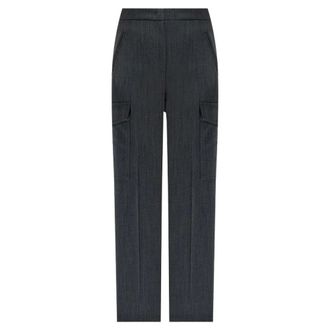 Twinset Broeken, Dames, Grijs, XS, Cargo Zakbroek 242Tt 2120