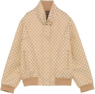 Gucci GG-pattern Bomber Jacket