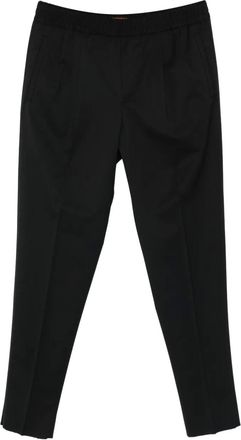 Ermenegildo Zegna pleated trousers - Black