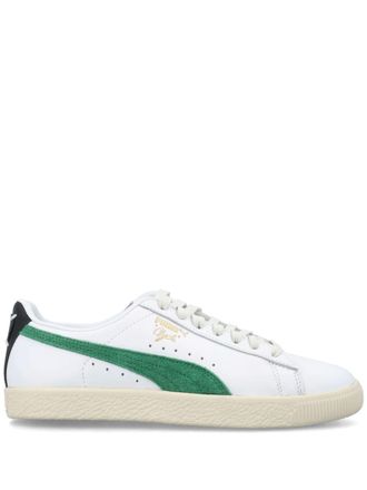 Puma Clyde Base leather sneakers - unisex - Rubber/Leather/Leather/Suede - 4.5 - White