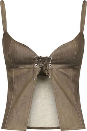 Ludovic de Saint Sernin Top in cotone - Marrone