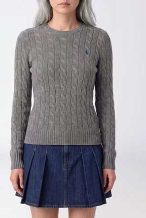 Polo Ralph Lauren Maglia girocollo slim fit in lana e cashmere con logo Pony