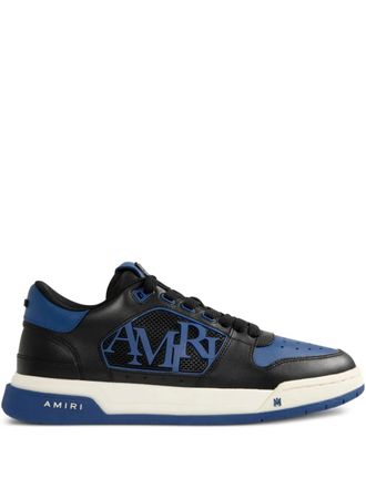 Amiri logo-embellished low-top sneakers - men - Calf Leather/Rubber/Calf Leather - 40 - Black