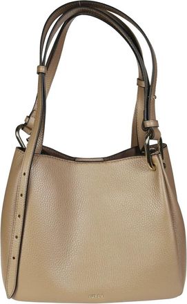 Furla Nuvola M Tote - Dames - Schoudertassen - Beige - ONE Size - Leer - Tassen
