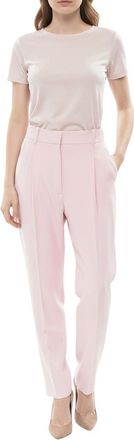 Alexander McQueen Light Pink Tapered Pleated Pants