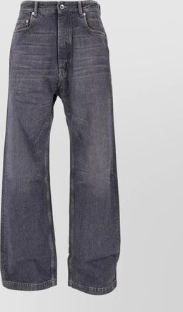 Rick Owens cotton wide-leg jeans