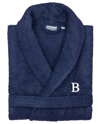 Linum Home Textiles Monogrammed Unisex Terry Bathrobe Large/X-Large, (A-Z)
