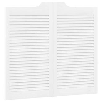 vidaXL Puertas Batientes Blanco 90 X 50 Cm Madera De Pino Maciza Vidaxl