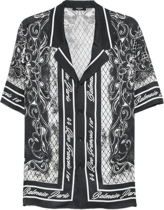 Balmain Baroque-print Shirt