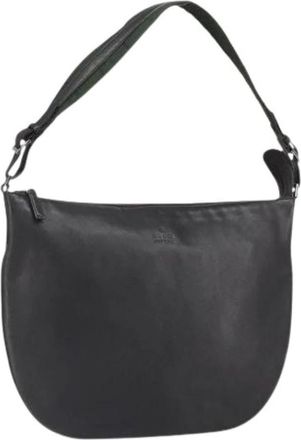 Gucci Pre-owned Shoulder Bags, female, Black, Size: ONE SIZE Pre-owned Canvas Shoulder Bag